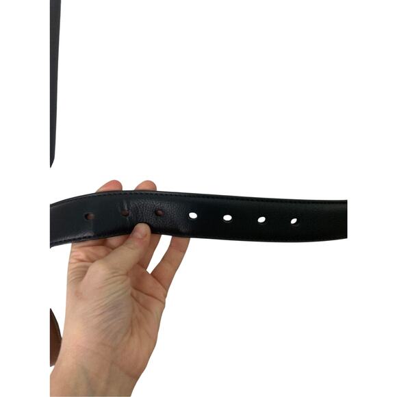 Dockers Men's 2X (46-48) Black Genuine Leather Old Money Quiet Luxury Belt - Picture 2 of 7